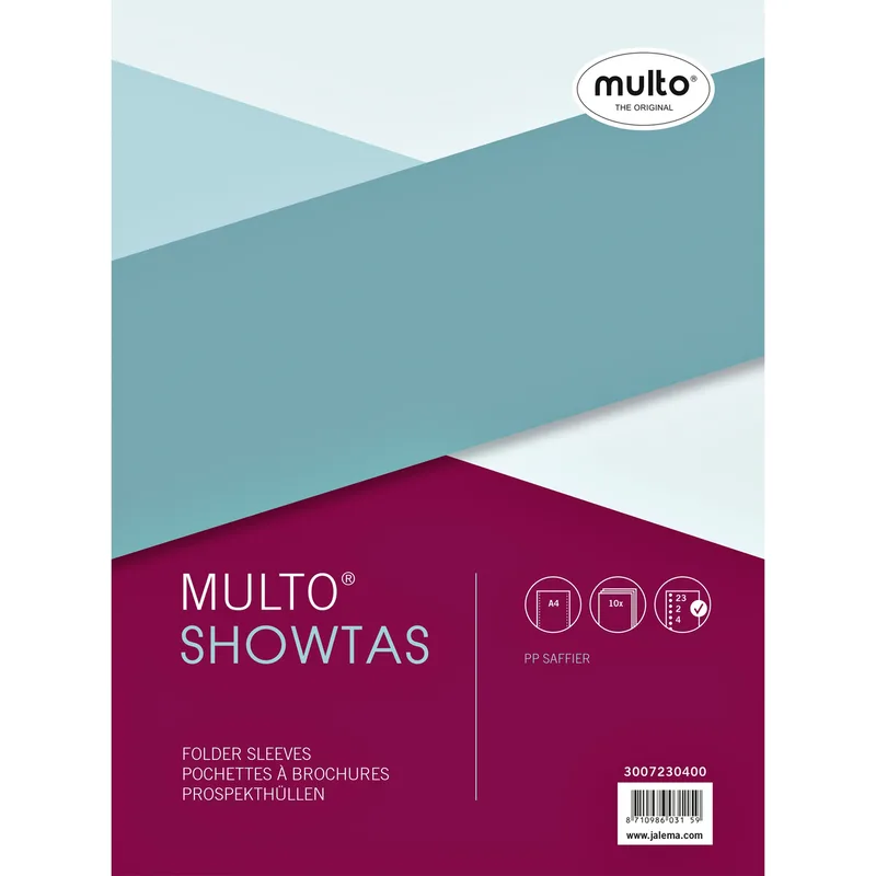 Showtas multo 23r pp 0.08mm nerf 10 stuks by Multo – product photo