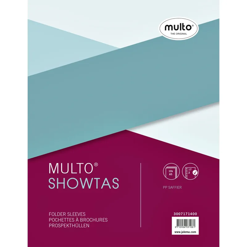 Showtas multo a5 17r pp 0.08mm nerf | 10 stuks by Multo – product photo