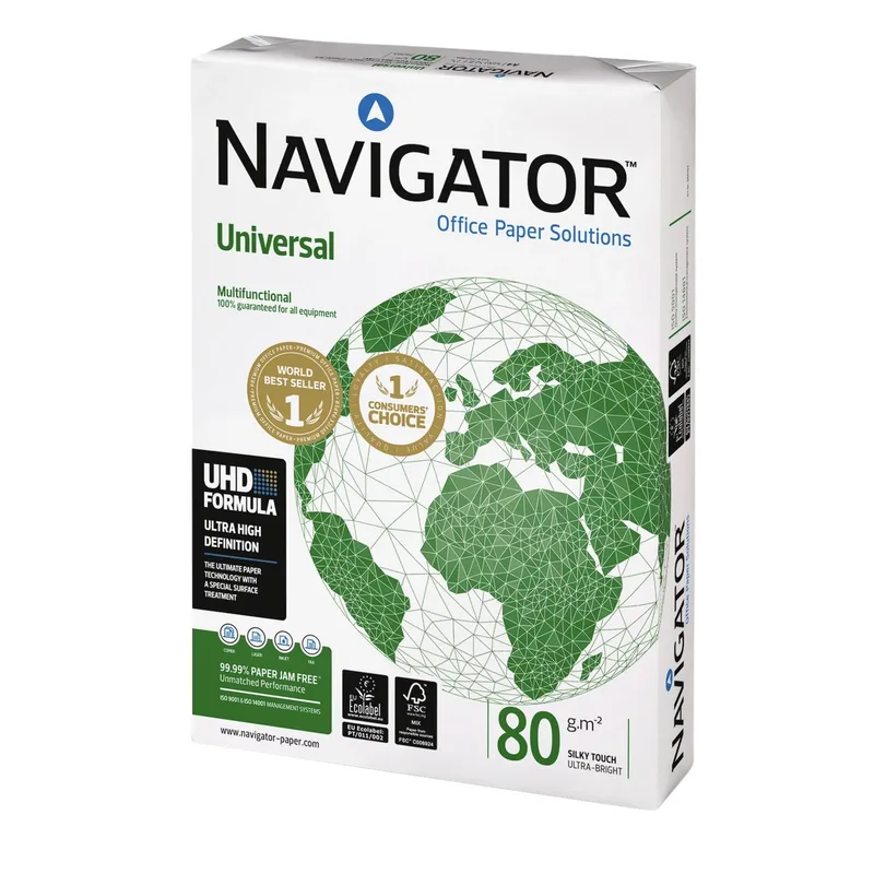 Kopieerpapier navigator universal a4 80gr wit by Navigator – product photo