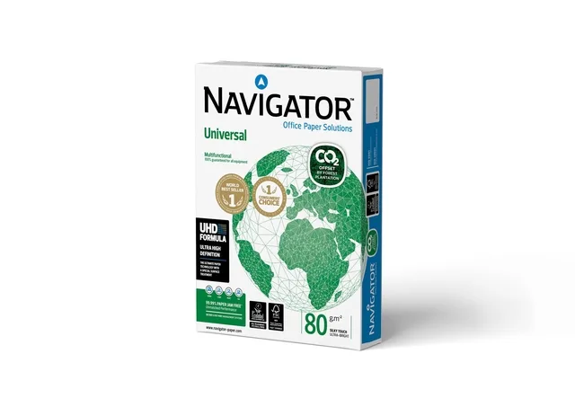 Kopieerpapier Navigator Universal CO2 A4 80gr wit 500 vel