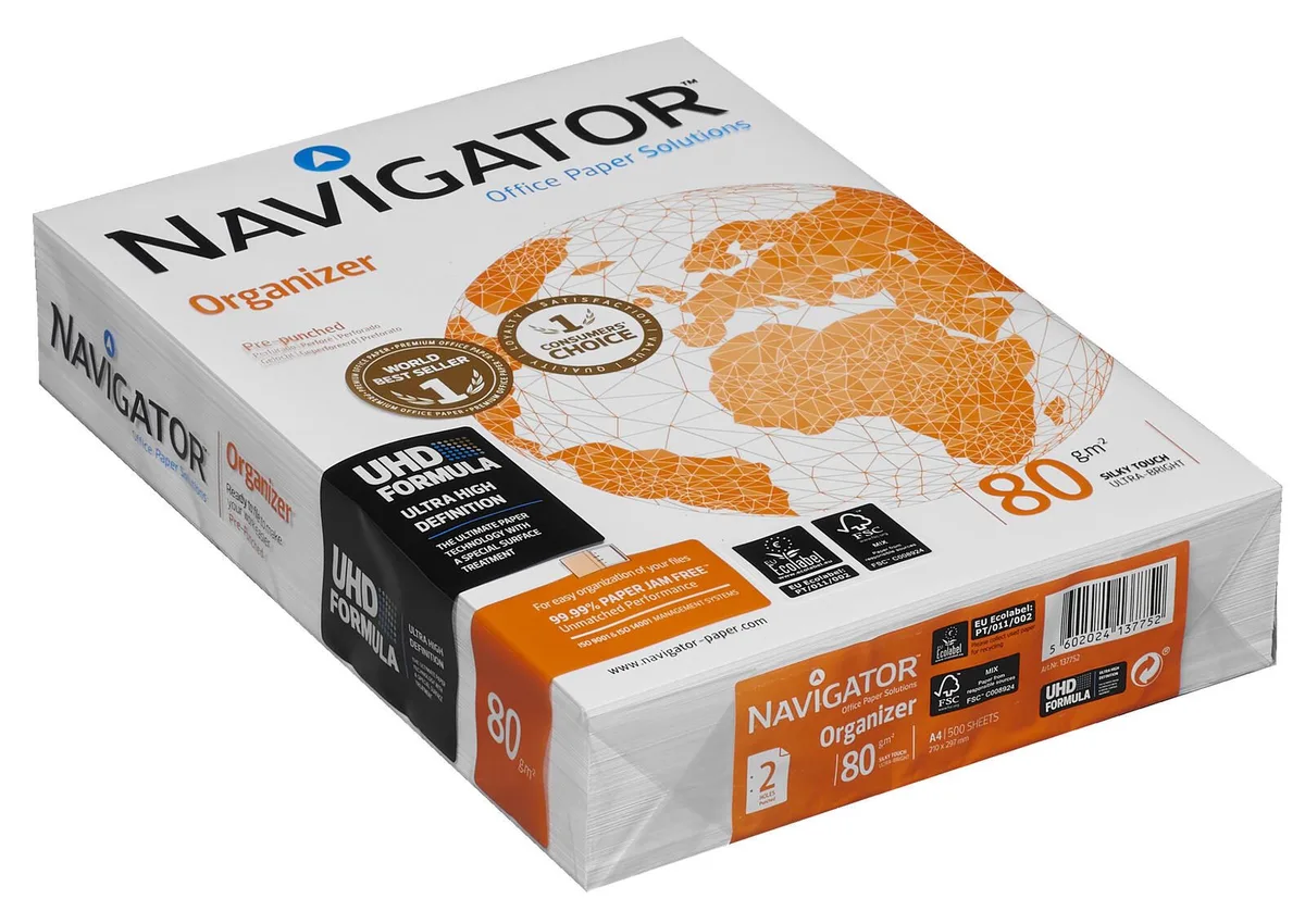 Kopierpapier DIN A4 80 g/m² van Navigator – productfoto