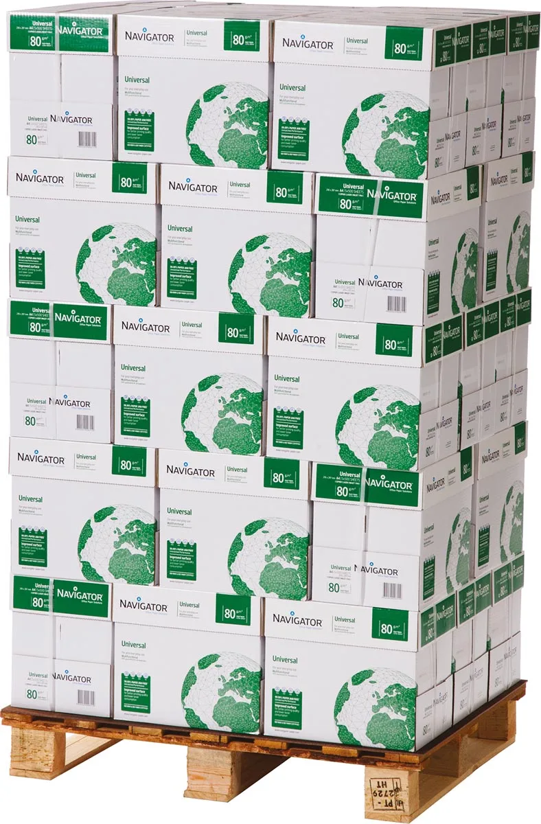 Universal printpapier ft A4, 80 g, pallet by Navigator – product photo