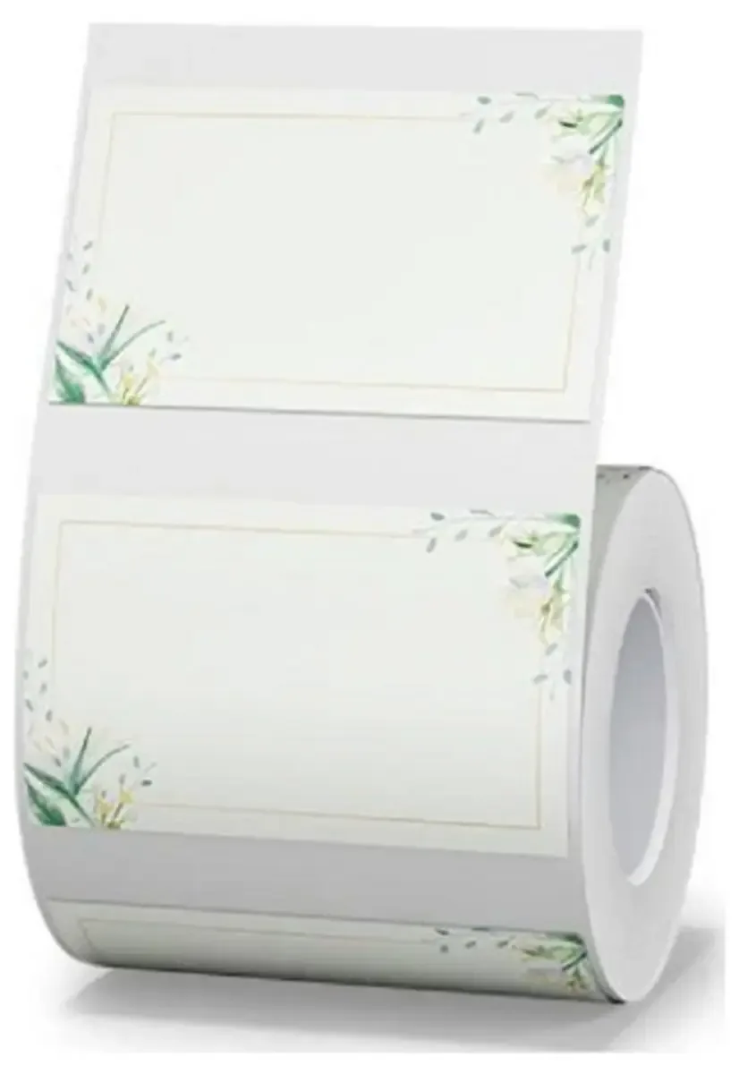 A2A78138601 Etiketten (rol) 50 x 30 mm Thermisch papier 230 stuk(s) Weer verwijderbaar Universele etiketten von Niimbot – Produktfoto