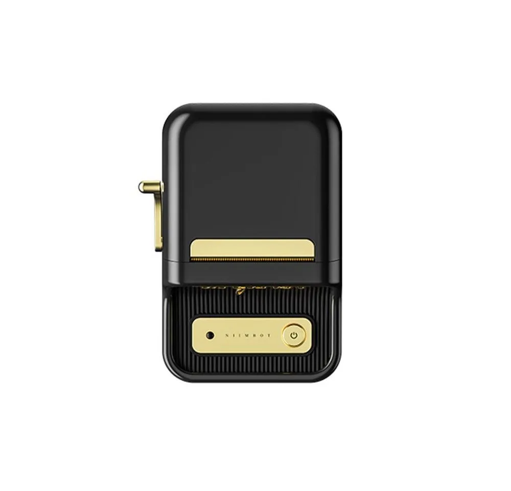 B21 Etikettendrucker, (Bluetooth, portabel, schwarzer Thermodruck, zum Beschriften) von Niimbot in Schwarz – Produktfoto