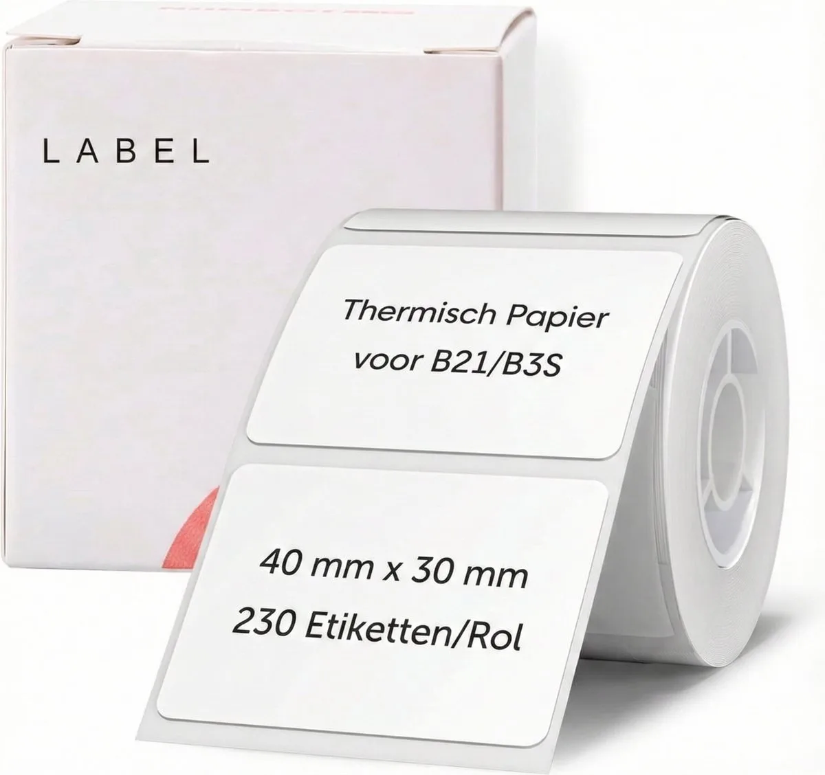Labels/Etiketten B21(S/Pro)/B1/B3S(Pro)/K3/B31 - 40*30mm - 230 vellen von Niimbot in Weiß – Produktfoto