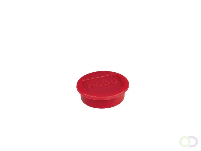 Magneet Nobo 13mm rood 10 stuks de Nobo – photo produit