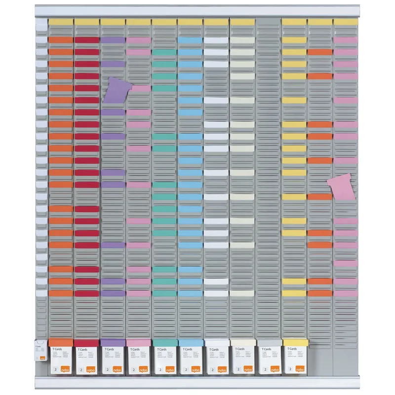 T-Kaart Planningset Jaarplanner 13 Kolommen 54 Sleuven by Nobo – product photo