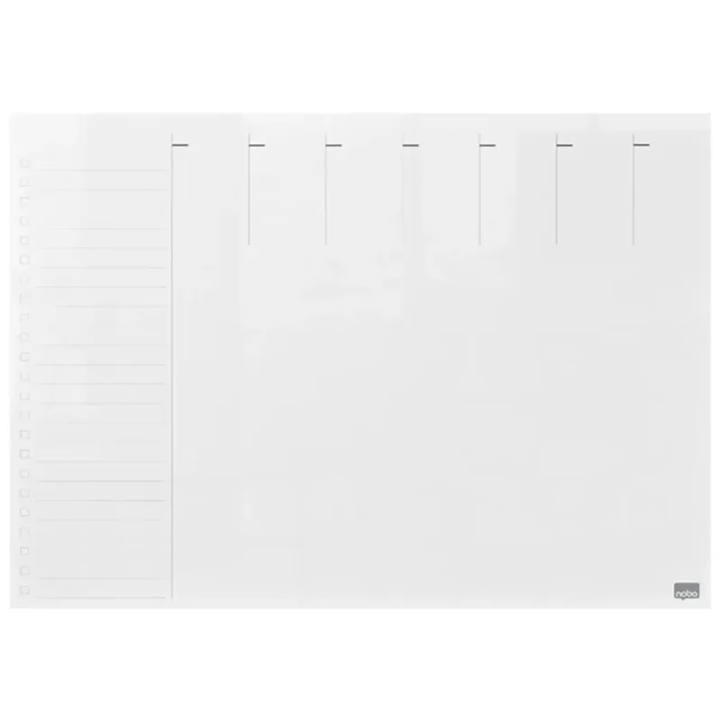 Weekplanner Nobo transparant acryl A4 från Nobo – produktbild 4 av 6
