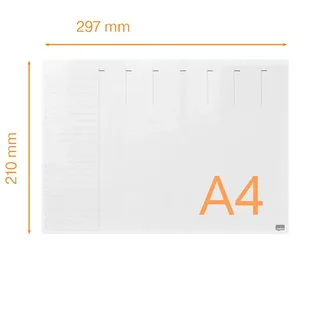Weekplanner Nobo transparant acryl A4 från Nobo – produktbild 3 av 6
