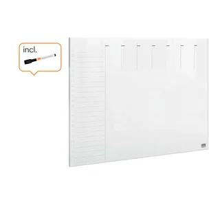 Weekplanner Nobo transparant acryl A4 från Nobo – produktbild 2 av 6