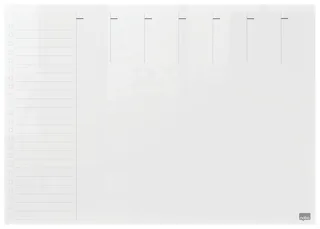 Weekplanner Nobo transparant acryl A4 från Nobo – produktbild 1 av 6