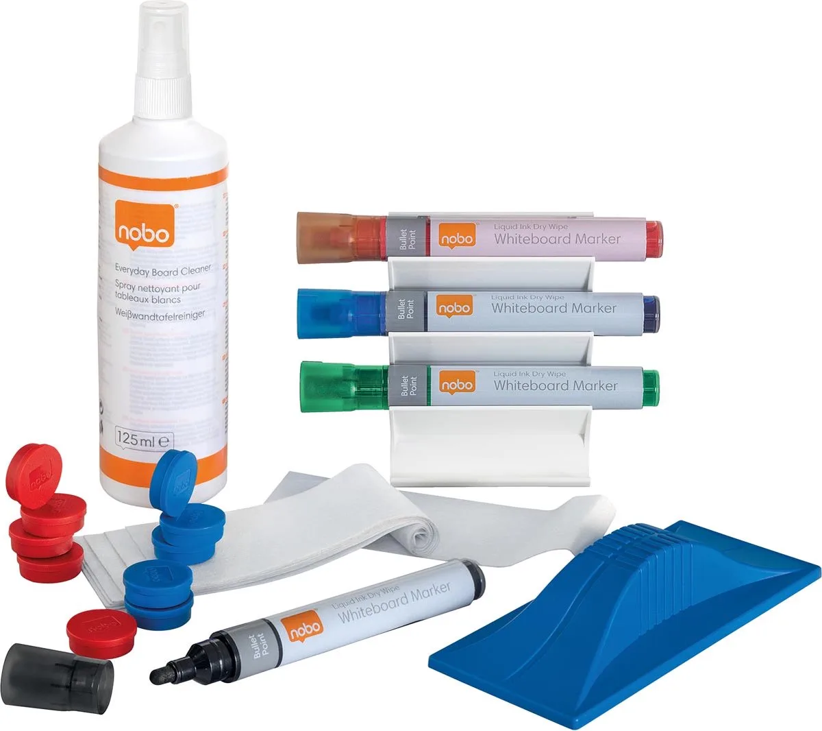 Whiteboard gebruikerskit 10 stuks från Nobo – produktbild