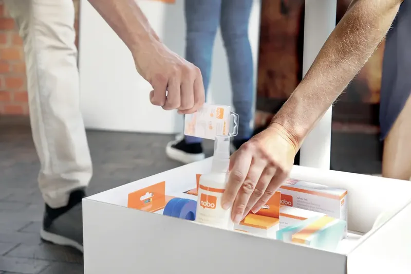 Whiteboard memobord accessoire kit Nobo Move & Meet von Nobo – Produktfoto 2 von 3