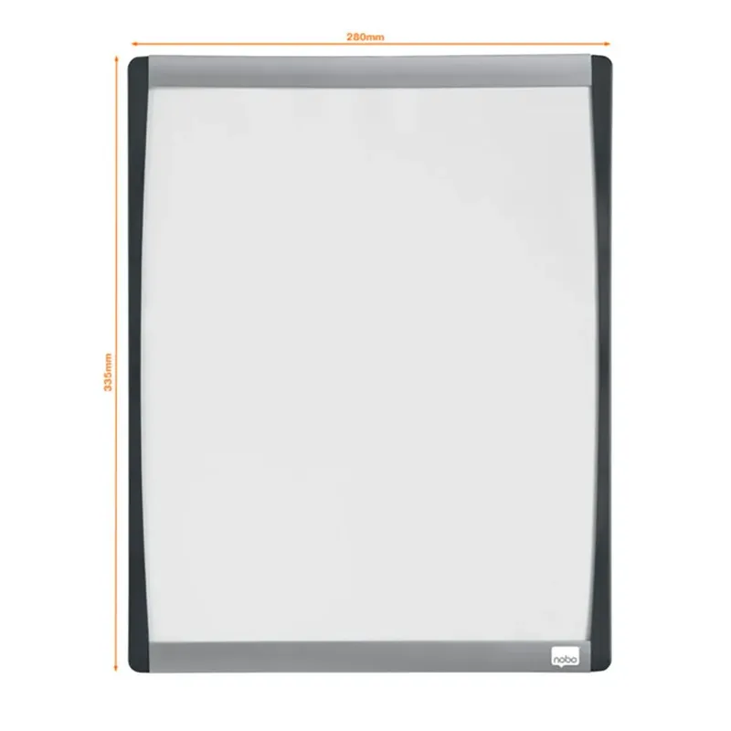 Whiteboard Nobo 35.5x28cm gewelfd van Nobo – productfoto 3 van 4