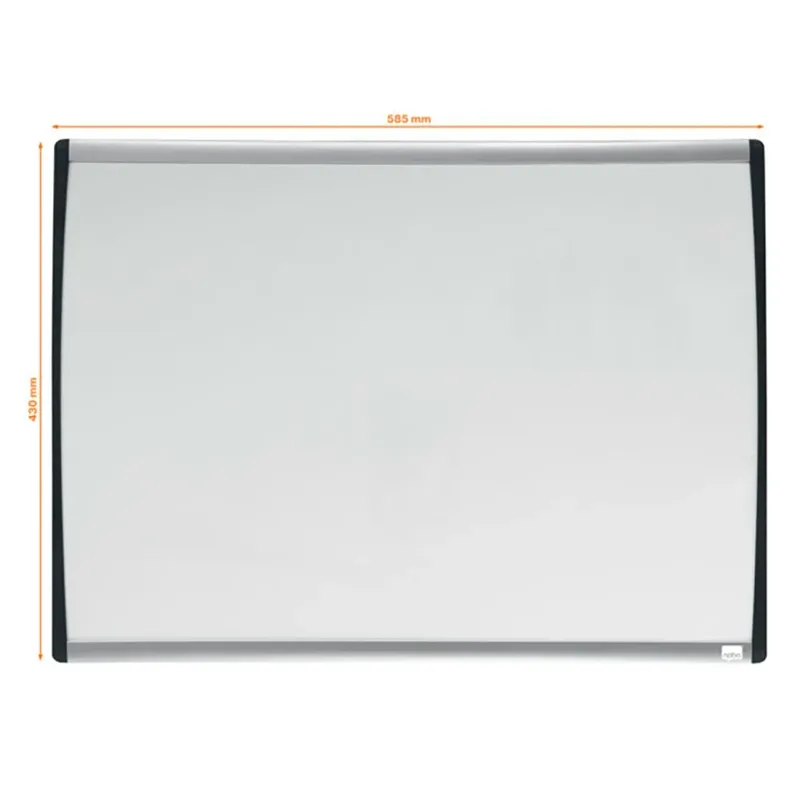 Whiteboard Nobo 58.5x43cm gewelfd van Nobo – productfoto 3 van 4