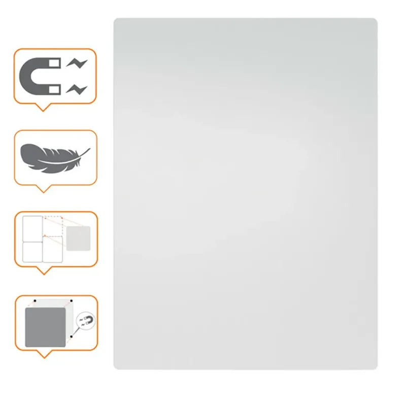 Whiteboard Nobo frameloos modulair magnetisch 60x45cm van Nobo – productfoto 2 van 6
