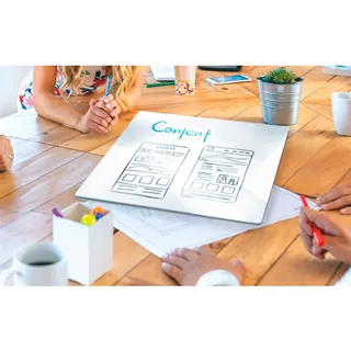 Whiteboard Nobo frameloos modulair magnetisch 60x45cm van Nobo – productfoto 5 van 6