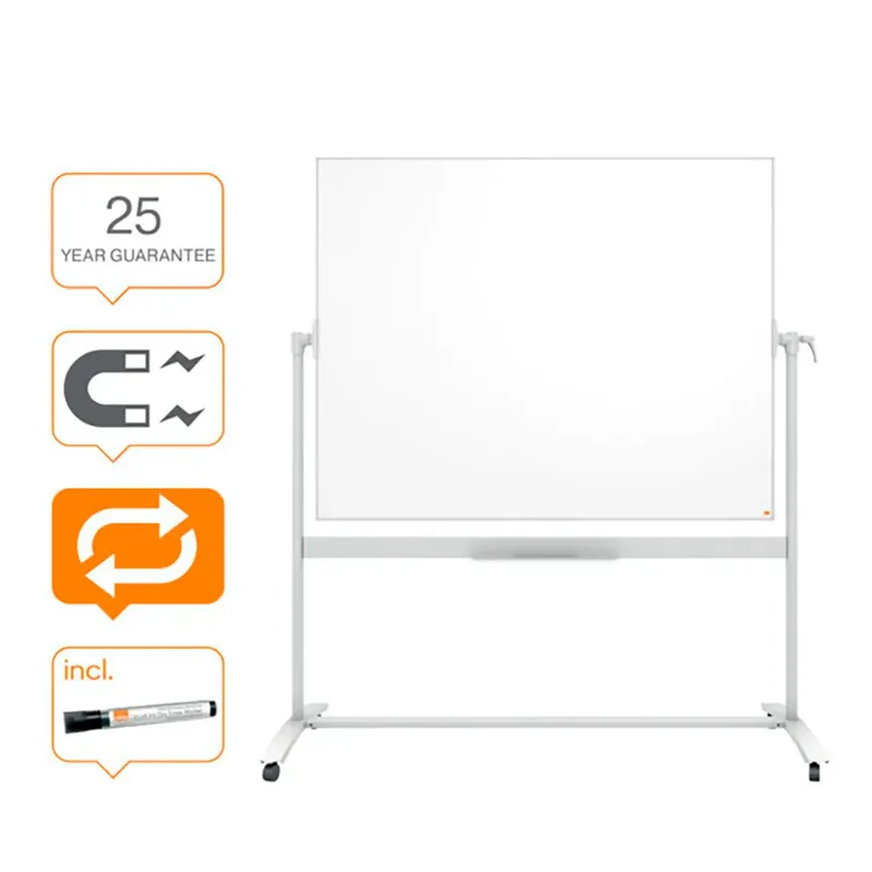 Whiteboard Nobo kantelbord 120x150cm magnetisch emaille de Nobo – photo produit 3 sur 6
