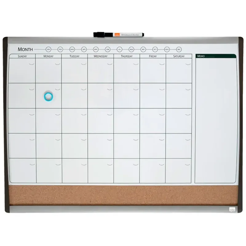 Planificateur De Tableau Blanc Magnétique 58x43 Cm de Nobo – photo produit 2 sur 4