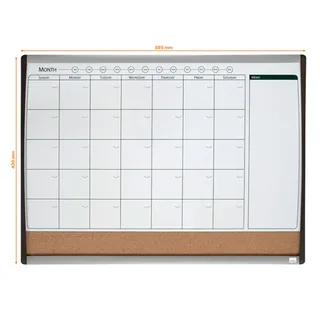 Planificateur De Tableau Blanc Magnétique 58x43 Cm de Nobo – photo produit 3 sur 4
