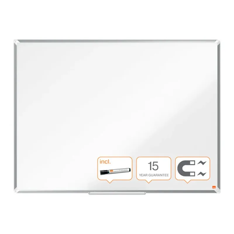 Whiteboard Nobo Premium Plus 90x120cm staal by Nobo – product photo 2 of 6