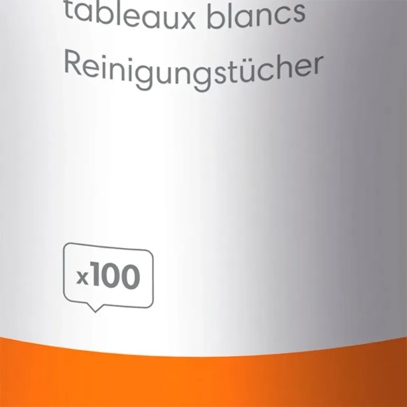 Lingette Pour Tableau Blanc 100 Unités de Nobo – photo produit 3 sur 3