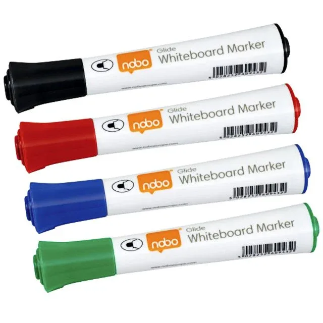 Whiteboardmarker nobo glide rond ass 2mm | 10 stuks von Nobo – Produktfoto
