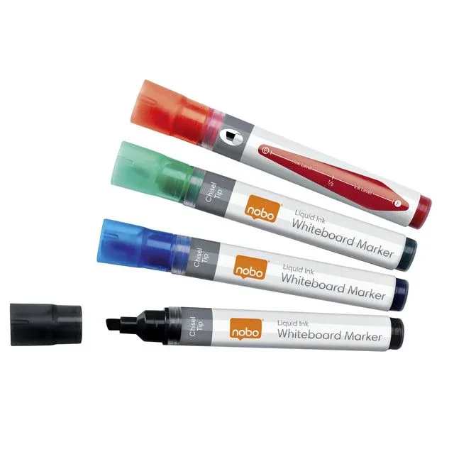 Whiteboardmarker nobo liquid schuin ass 4mm | 12 stuks de Nobo – photo produit