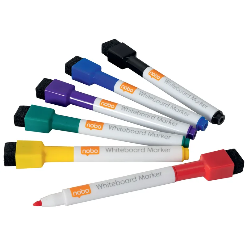 Whiteboardmarker nobo mini assorti 6 stuks by Nobo – product photo