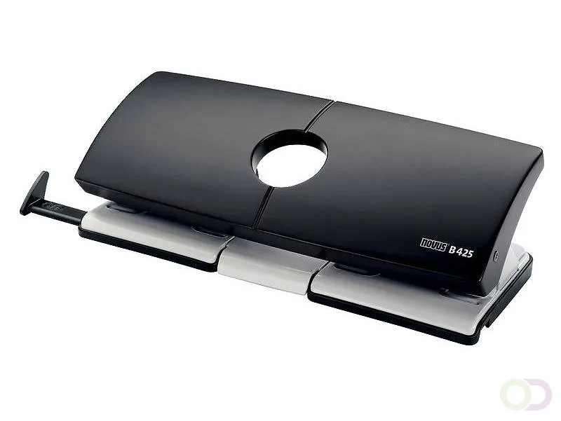 perforator B425 dubbel voor 25 vel met aanleg grijs van Novus – productfoto