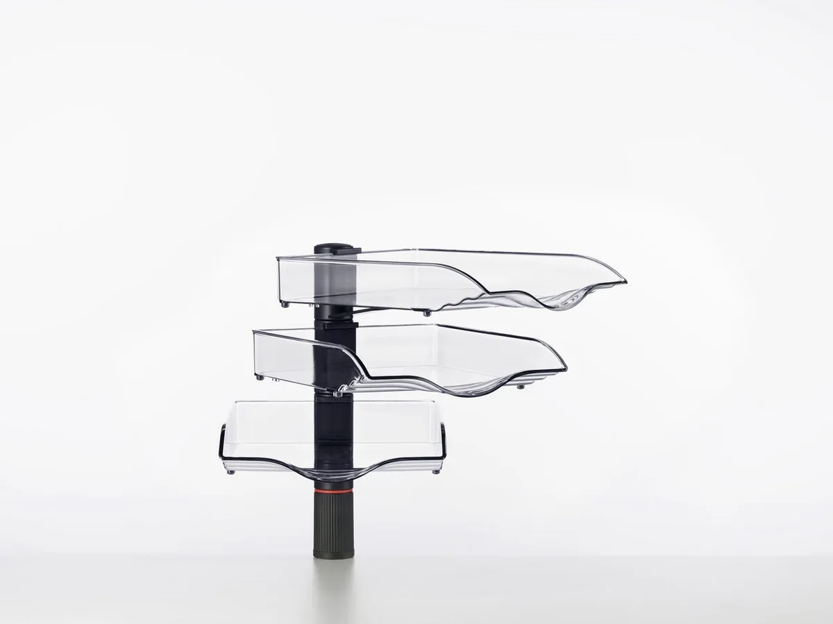 Briefablage-Schwenkflügler 26,4 x 39,4 x 40,5 cm anthrazit von Novus – Produktfoto