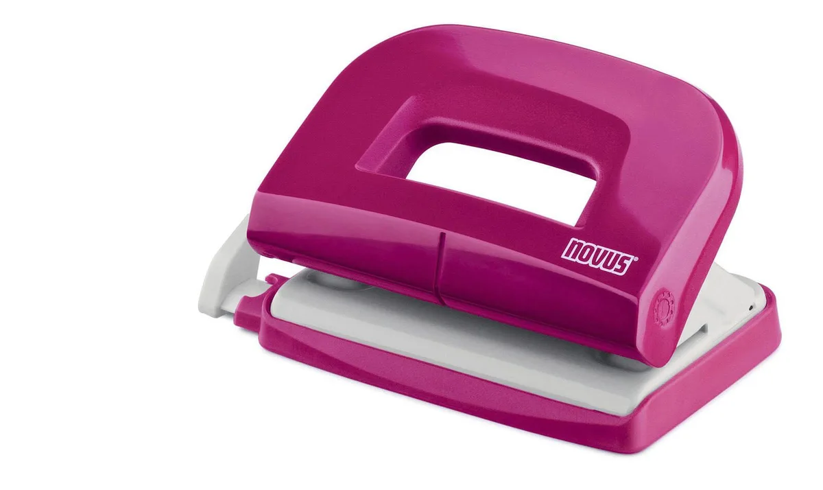 Locher und Heftgeräte Set pink von Novus – Produktfoto