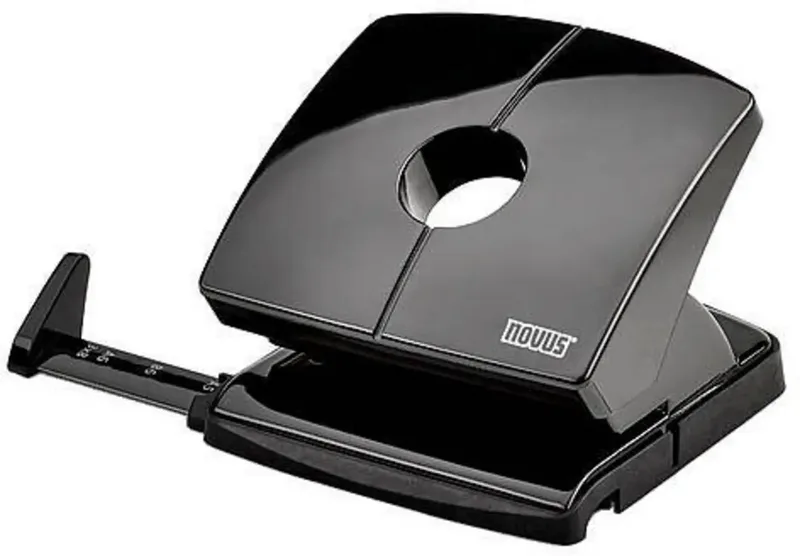 Office 60-B22001 Bürolocher Locher B220 mit AS 20Blatt schwarz Schwarz 20 Bl. (80 g/m²) von Novus – Produktfoto