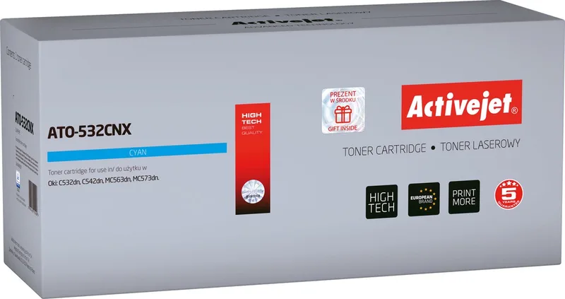 ActiveJet ATO-532MNX toner voor OKI-printer; OKI 46490606 Vervanging; Opperste; 6000 pagina's; magenta. van OKI in Zwart – productfoto