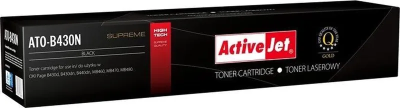ActiveJet ATO-B430N Toner voor OKI-printer; Oki 43979202 vervanging; Opperste; 7000 pagina's; von OKI in Schwarz – Produktfoto