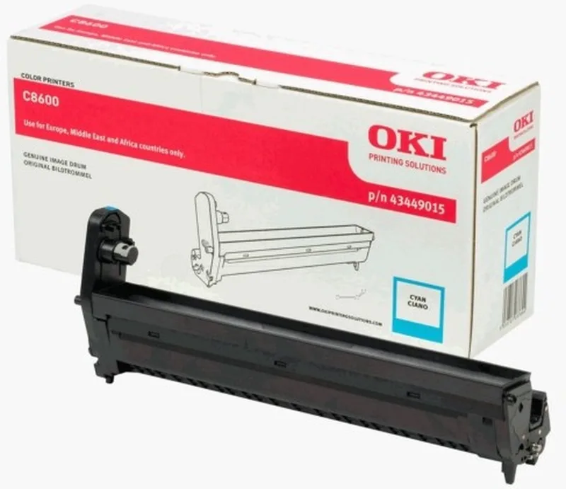 Drum C8600 cyaan (20K) by OKI in Cyaan – product photo