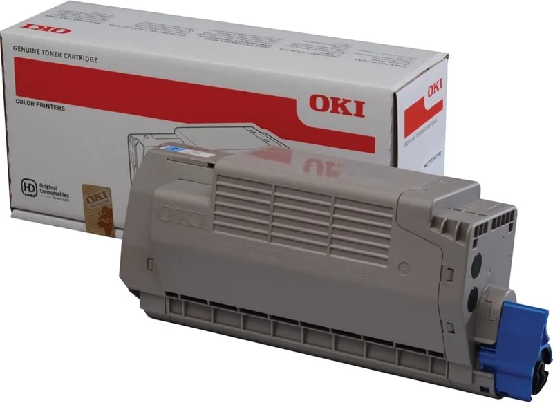 MC770, MC780 tonercartridge fra OKI i Cyaan – produktbillede