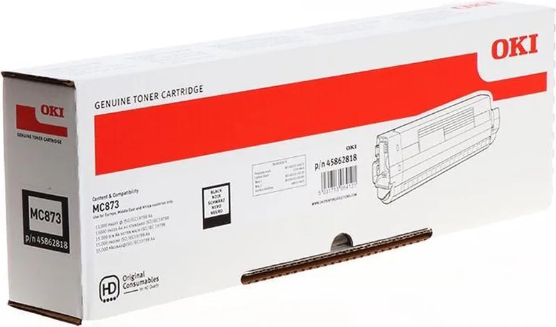 MC853 MC873 OKI Toner 45862818 by OKI in Black – product photo