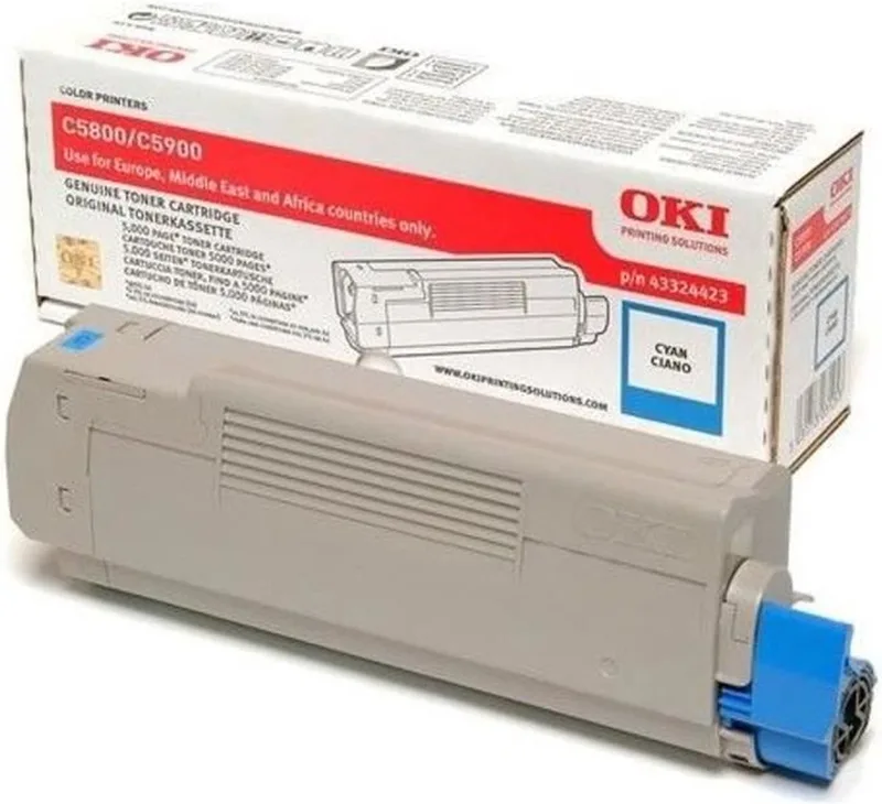 Oki 43324423 Tonercartridge by OKI in Cyaan – product photo