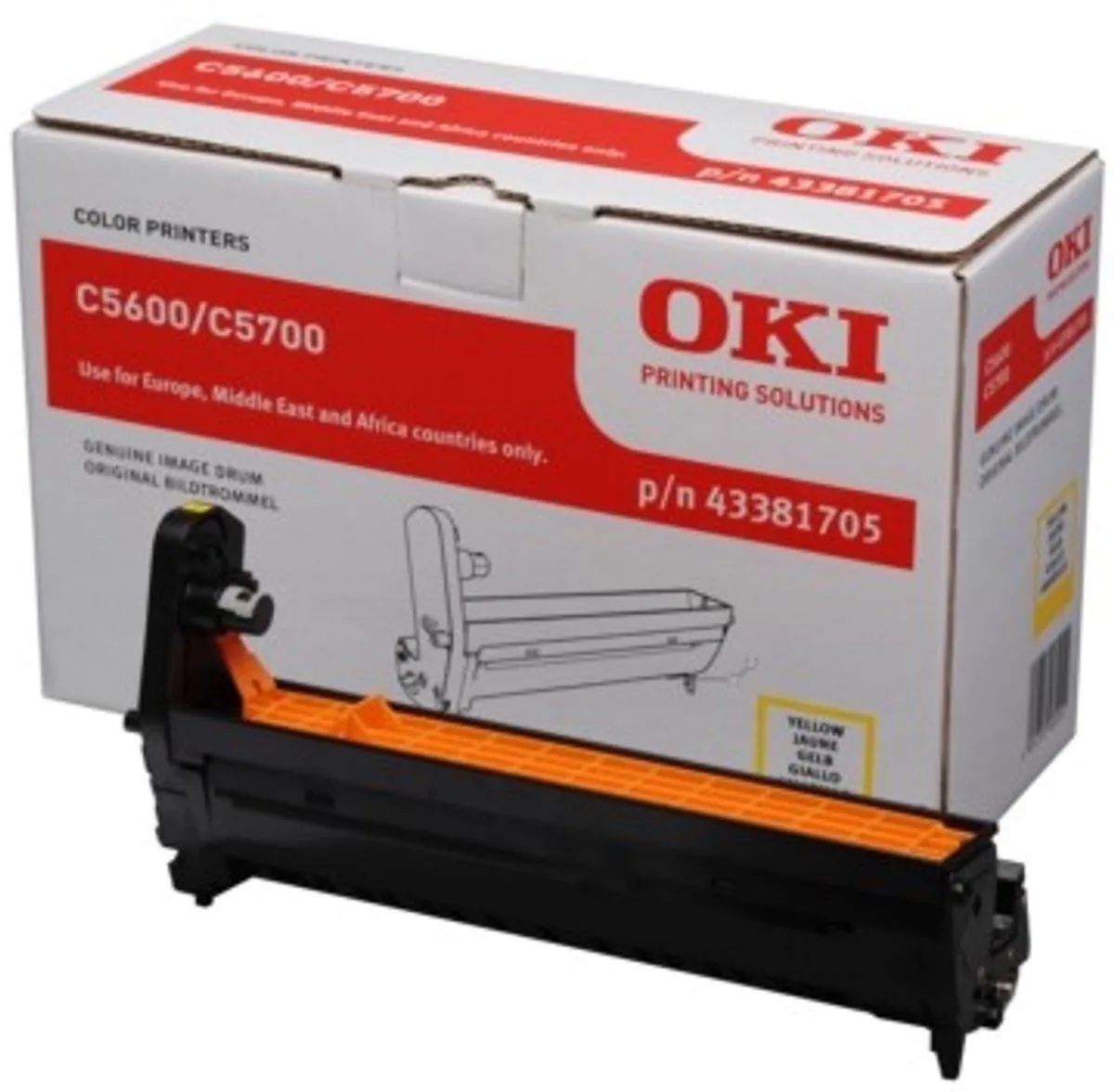 OKI - 43381705 - Drum Kit LET OP: Geen Toner! från OKI i Magenta – produktbild
