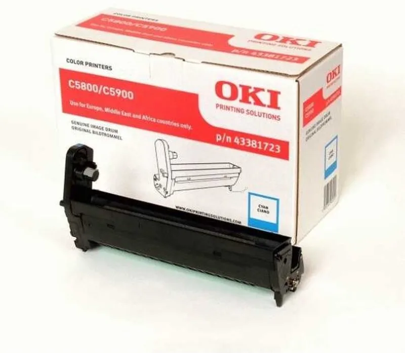 OKI - 43381707 - Drum Kit LET OP: Geen Toner! by OKI in Cyaan – product photo