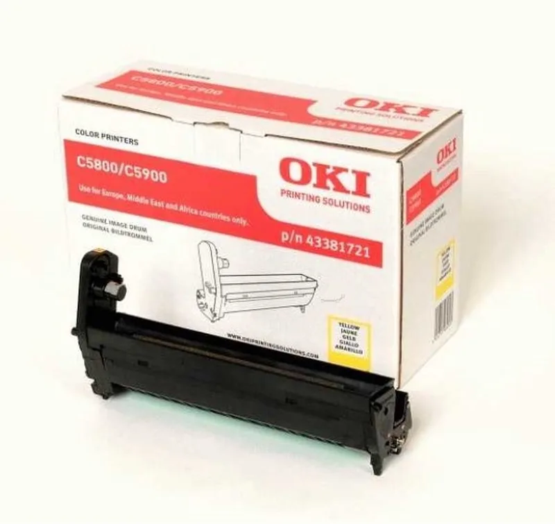 OKI 43381721 drum (origineel) by OKI in Yellow – product photo