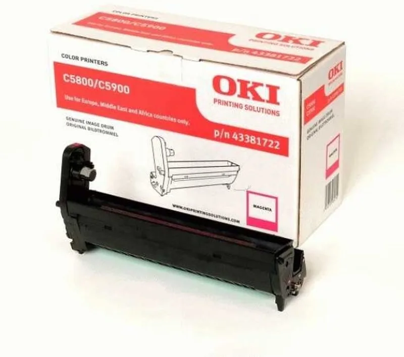OKI - 43381722 - Drum Kit LET OP: Geen Toner! fra OKI i Magenta – produktbillede