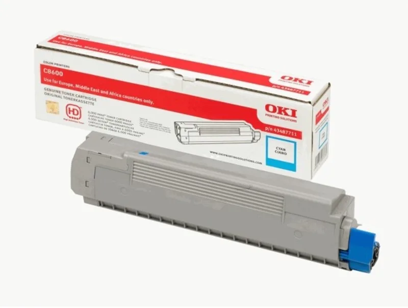 Oki 43487711 - Tonercartridge de OKI en Cyaan – photo produit