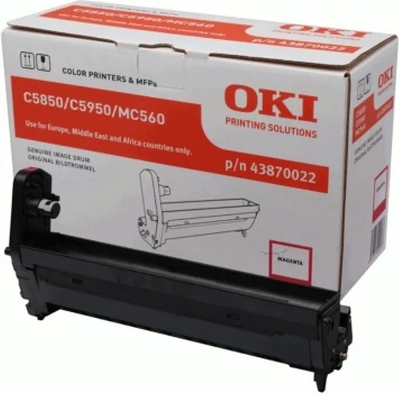 OKI - 43870022 - Drum Kit LET OP: Geen Toner! by OKI in Magenta – product photo