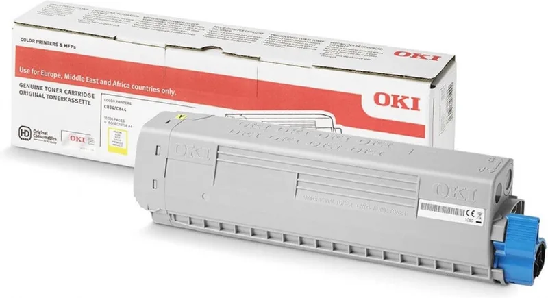 OKI 46861305 tonercartridge 1 stuk(s) Origineel Geel de OKI – photo produit