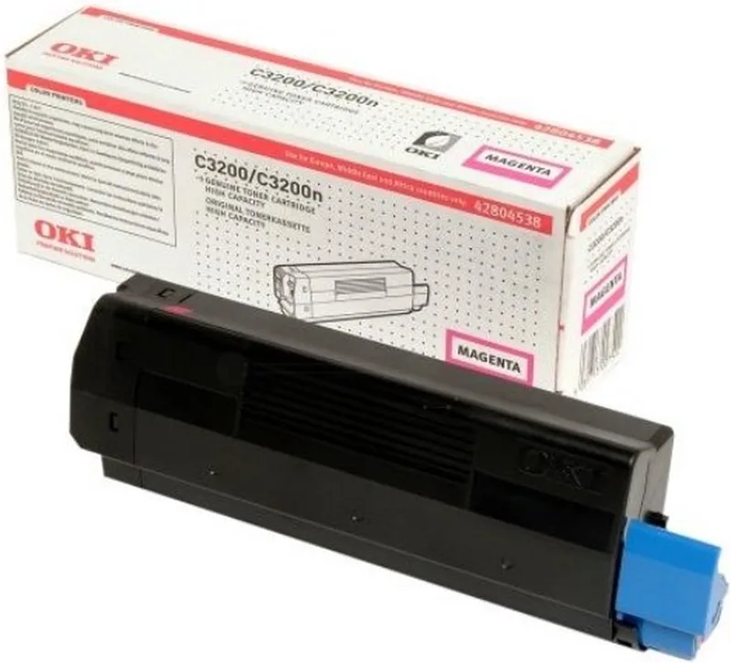 Toner C3200 HC rood fra OKI i Magenta – produktbillede