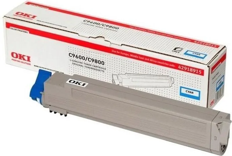 Toner C96/98 blauw de OKI en Cyaan – photo produit