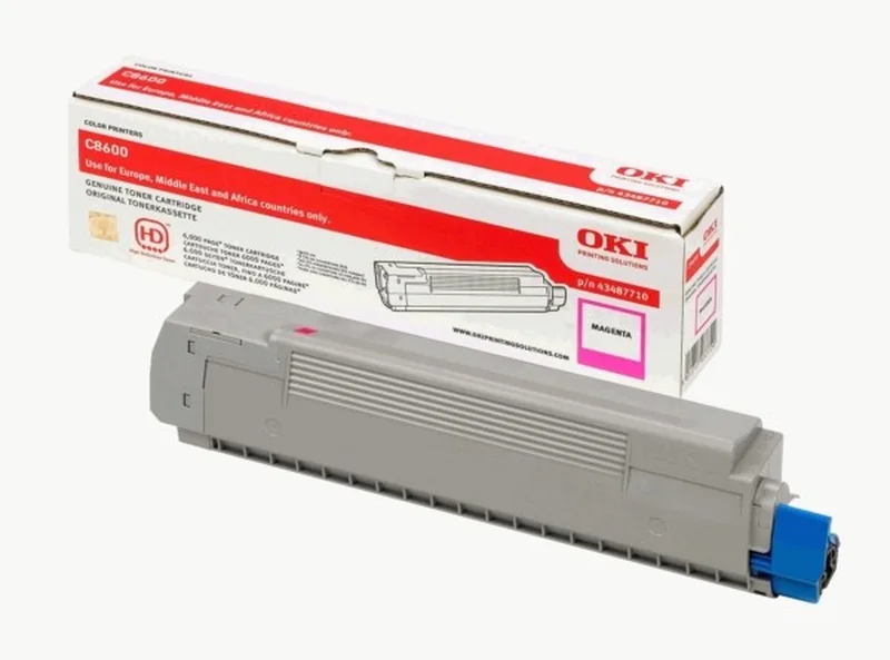 Toner - voor de C8600 / C8800 (6k) de OKI en Magenta – photo produit