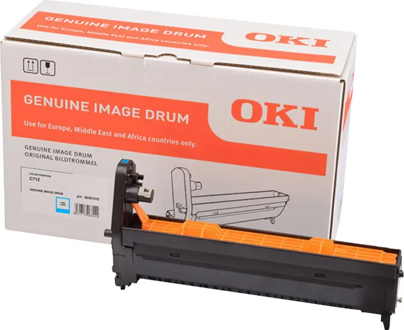Trommel Drum Unit C712 Original Cyan 30000 Seiten 46507415 von OKI – Produktfoto